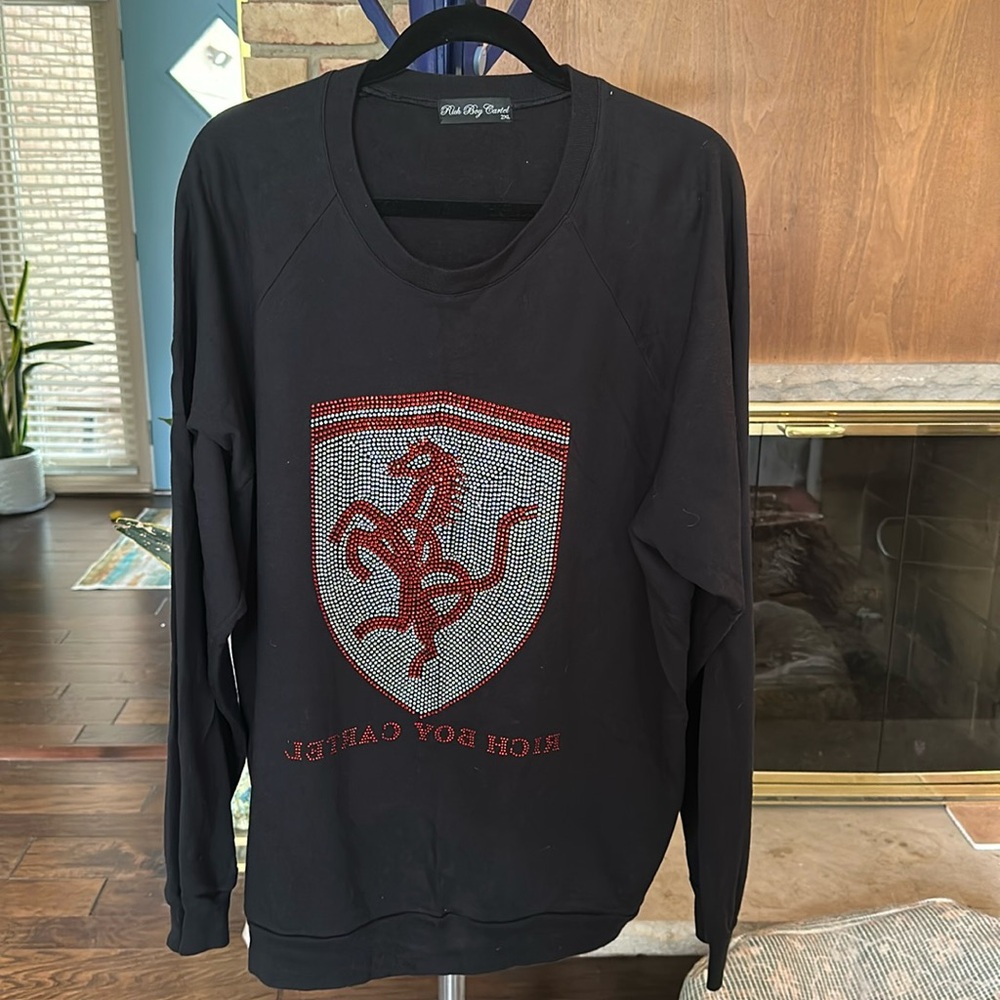 Rich Boy Cartel Sz 2XL Brand Sweatshirt Studded

Excellent pre-owned condition.
